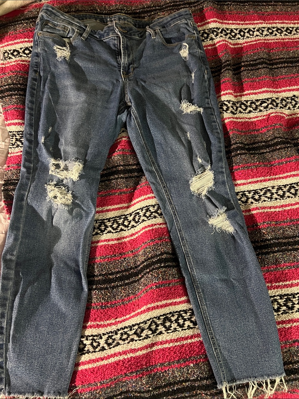 Old Navy Rockstar Super Skinny Blue Jeans